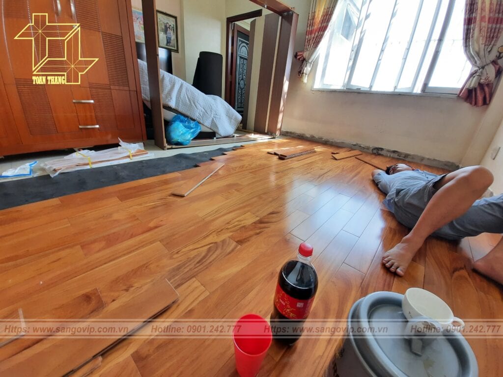Sàn Gõ đỏ tại Quận 8