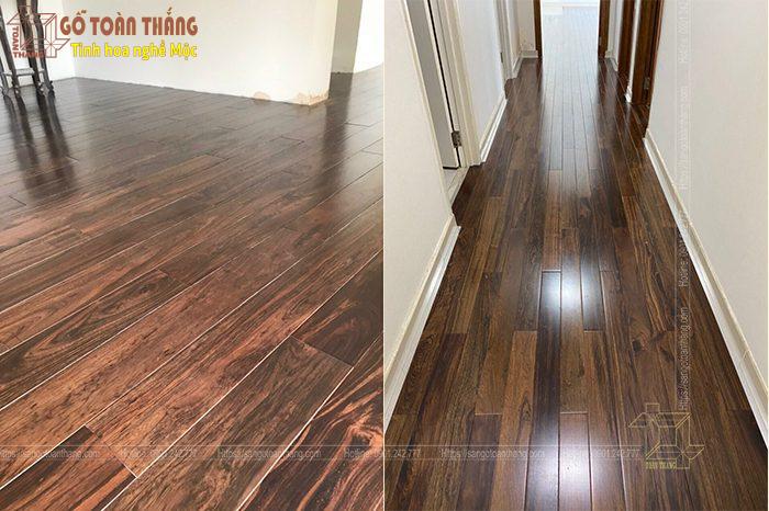 Sàn gỗ Chiu Liu Quận 6 - Căn hộ A Vinh 3 Sàn gỗ Chiu Liu quận 6 được thi công xong trong ngày