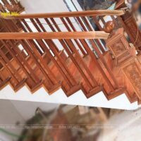 Cầu thang gỗ Căm Xe 12