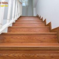 Cầu thang gỗ công nghiệp 7