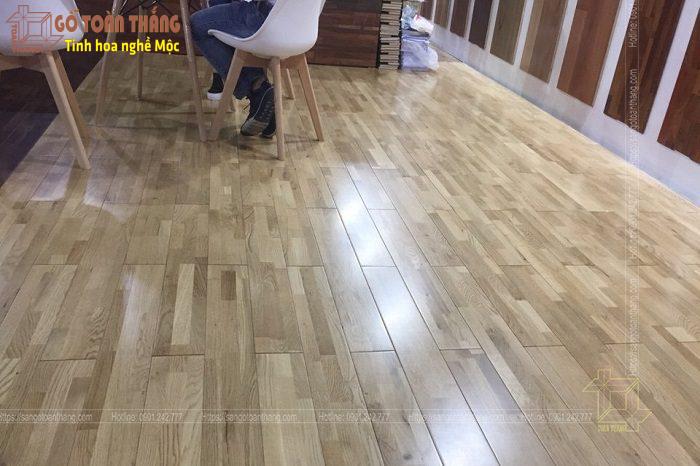 Sàn gỗ Sồi ghép thanh 2 Sàn gỗ Sồi ghép thanh - Ảnh 2
