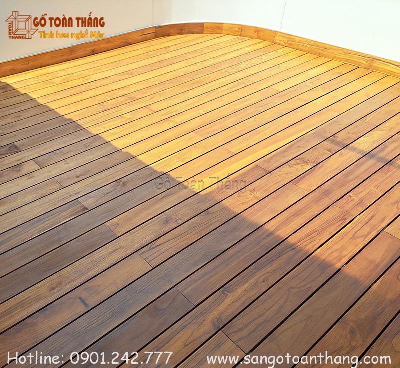 Sàn gỗ Teak là sự lựa chọn tối ưu nhất cho khu vực ngoại thất