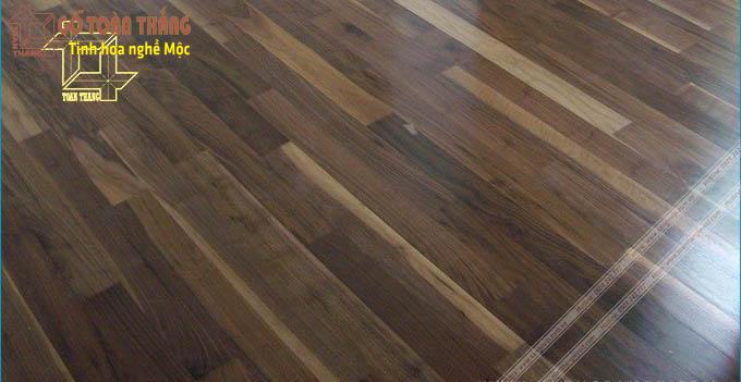 Sàn gỗ Óc Chó ghép thanh 1 Sàn gỗ Óc Chó ghép thanh