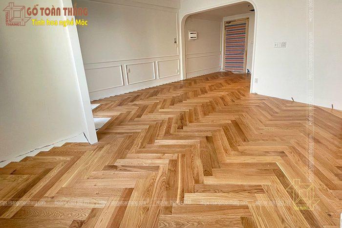 Sàn gỗ Sồi Xương cá 11 Sàn gỗ Sồi Xương cá - Ảnh 11