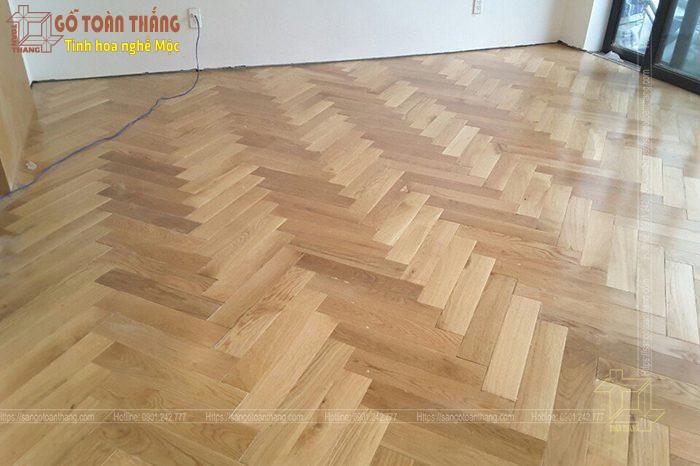 Sàn gỗ Sồi Xương cá 10 Sàn gỗ Sồi Xương cá - Ảnh 10