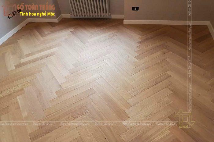 Sàn gỗ Sồi Xương cá 2 Sàn gỗ Sồi Xương cá - Ảnh 2