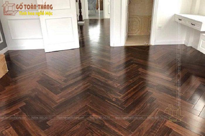 Sàn gỗ Chiu Liu Xương cá 1 Sàn gỗ Chiu Liu Xương cá