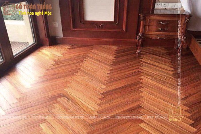 Sàn gỗ Giáng Hương xương cá 5 Sàn gỗ Giáng Hương xương cá - Ảnh 5