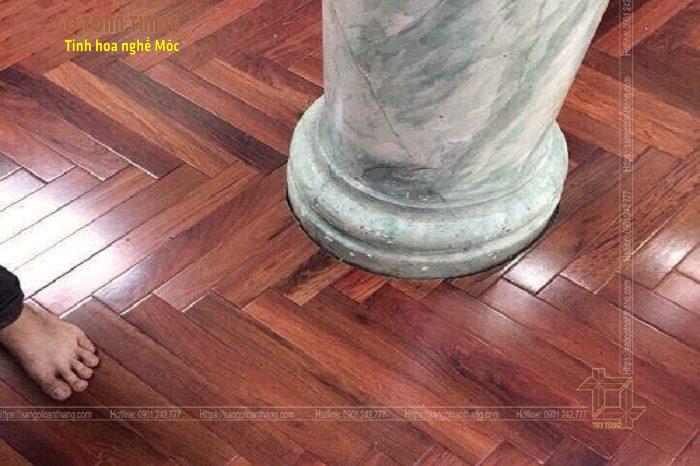 Sàn gỗ Giáng Hương xương cá 1 Sàn gỗ Giáng Hương xương cá