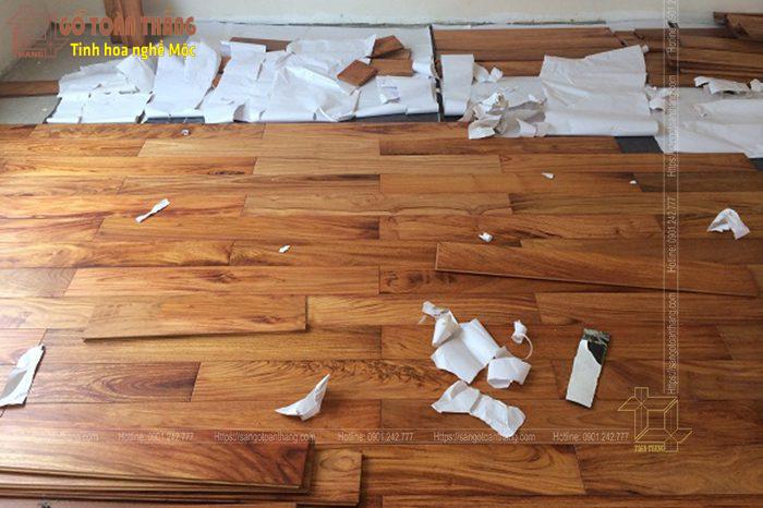 Sàn gỗ Gõ đỏ Lào 15x90x600mm 5 Sàn gỗ Gõ đỏ Lào 15x90x600mm - Ảnh 5