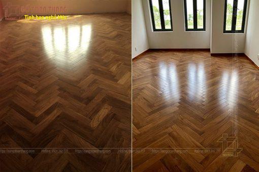 báo giá sàn gỗ gõ đỏ hết sức hợp lý với giá  trị nó mang lại