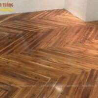 Sàn gỗ Teak Xương cá 8