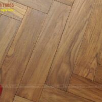 Sàn gỗ Teak Xương cá 10