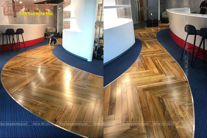 Sàn gỗ Teak Xương cá 2 Sàn gỗ Teak Xương cá - Ảnh 2