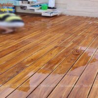 Sàn Gỗ Teak (Giá Tỵ) ngoài trời 8