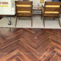 Sàn gỗ Óc Chó Xương cá 14