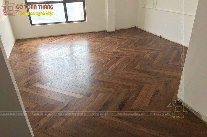 Sàn gỗ Óc Chó Xương cá 7 Sàn gỗ Óc Chó Xương cá - Ảnh 7