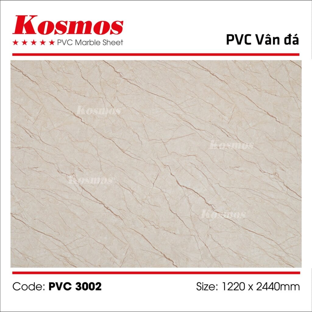 Tấm nhựa vân đá Kosmos PVC-3002