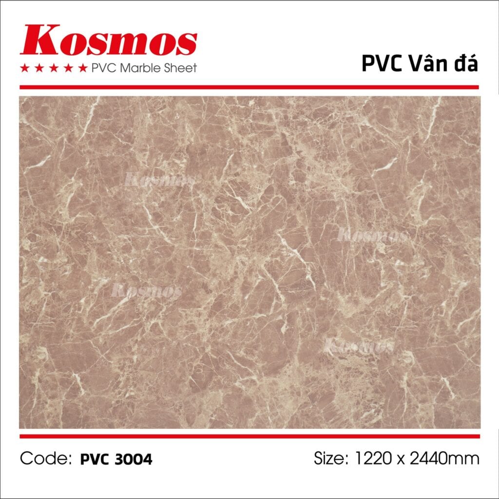 Tấm nhựa vân đá Kosmos PVC-3004