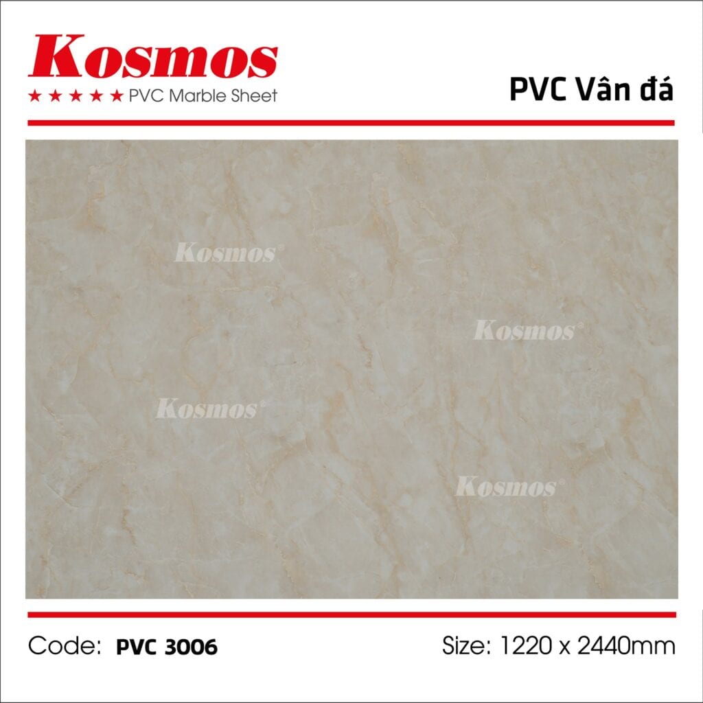 Tấm nhựa vân đá Kosmos PVC-3006