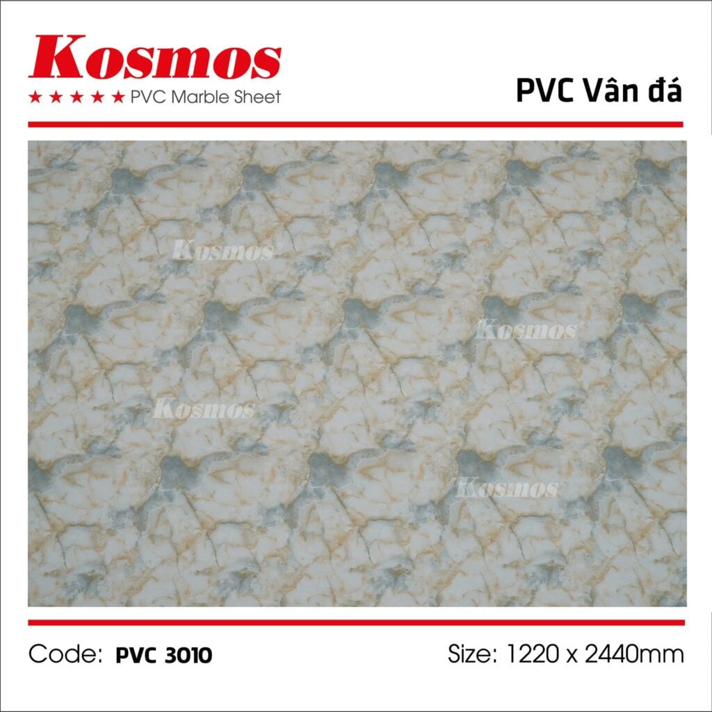 Tấm nhựa vân đá Kosmos PVC-3010