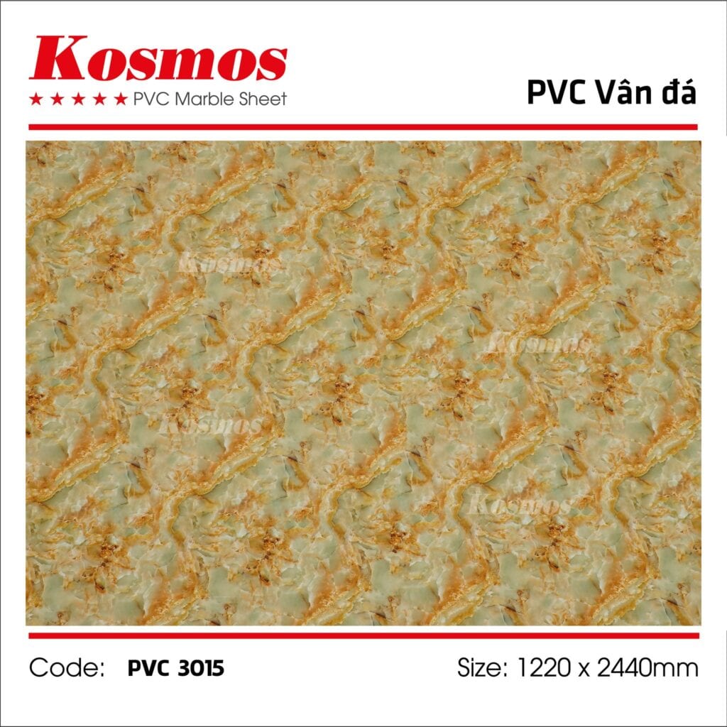 Tấm nhựa vân đá Kosmos PVC-3015