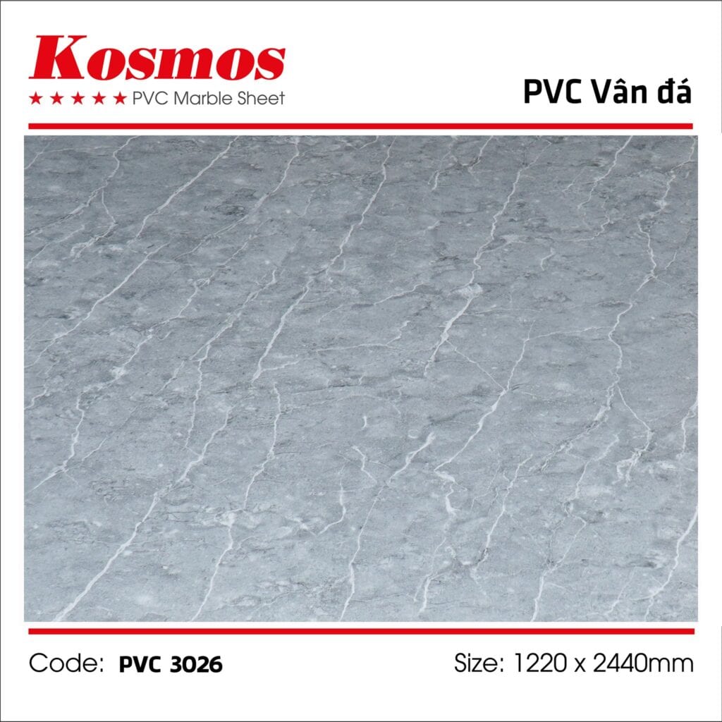 Tấm nhựa vân đá Kosmos PVC-3026