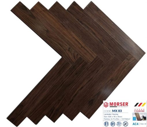 Sàn gỗ xương cá Morser 8mm MX83 - Hình ảnh 2