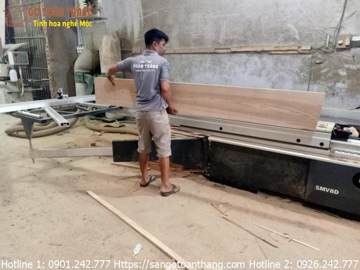Xưởng gỗ đầy đủ gỗ tự nhiên và gỗ công nghiệp phục vụ khách hàng