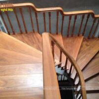 Cầu thang gỗ Gõ đỏ Nam Phi 7