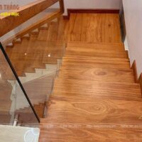 Cầu thang gỗ Gõ đỏ Nam Phi 9