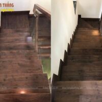 Cầu thang gỗ Óc Chó (Walnut) 17