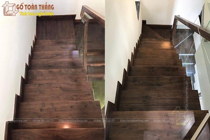 Cầu thang gỗ Óc Chó (Walnut) 8 Cầu thang gỗ Óc Chó (Walnut) - Ảnh 8