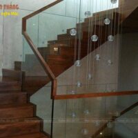 Cầu thang gỗ Óc Chó (Walnut) 13