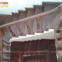 Cầu thang gỗ Óc Chó (Walnut) 19