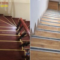 Sàn nhựa ốp cầu thang 11