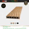 Sàn gỗ nhựa Southwood 5 Lỗ vuông SW-D140H25-3D Teak