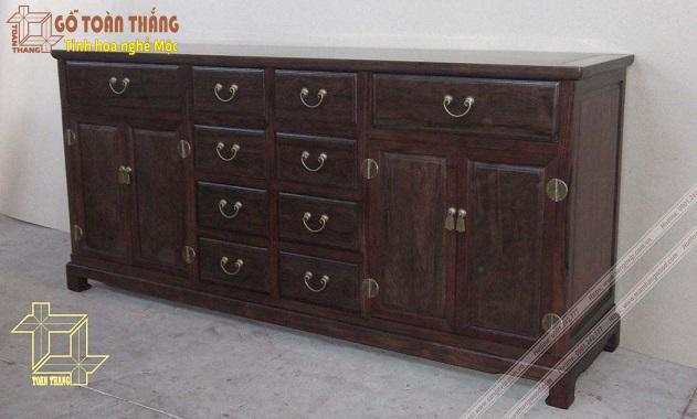 Nội thất gỗ Chiu Liu có tốt không? Cách phối màu sang trọng 8 Tủ bày đồ gỗ Chiu Liu