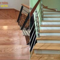 Cầu thang gỗ Tần Bì (Ash) 10