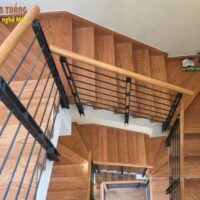 Cầu thang gỗ Tần Bì (Ash) 9