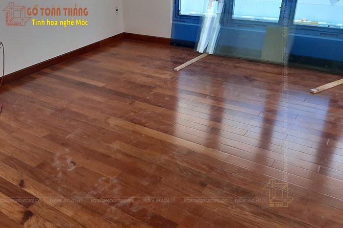 Công trình sàn gỗ Căm xe tại Gò vấp - Nhà a Công 1 sàn gỗ Căm xe tại Gò vấp