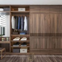 Tủ áo Gỗ Óc Chó (Walnut)