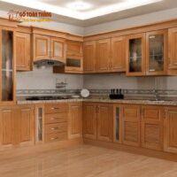 Tủ bếp Gõ Đỏ Nam Phi 6