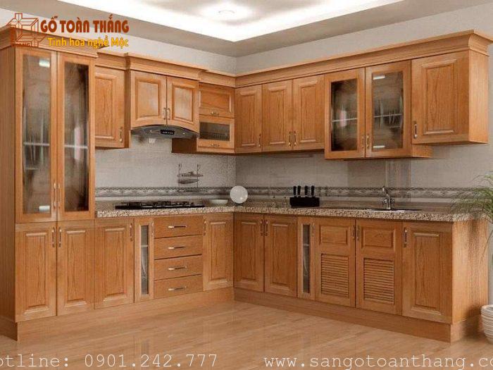 Tủ bếp Gõ Đỏ Nam Phi 3 Tủ bếp Gõ Đỏ Nam Phi - Ảnh 3