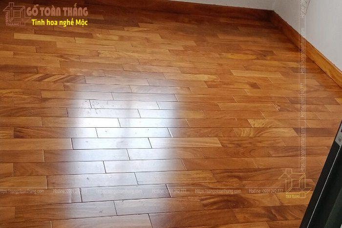 Công trình Sàn Gõ đỏ tại Thủ Đức - Căn hộ A Vinh 1 Công trình Sàn Gõ đỏ tại Thủ Đức - Căn hộ A Vinh