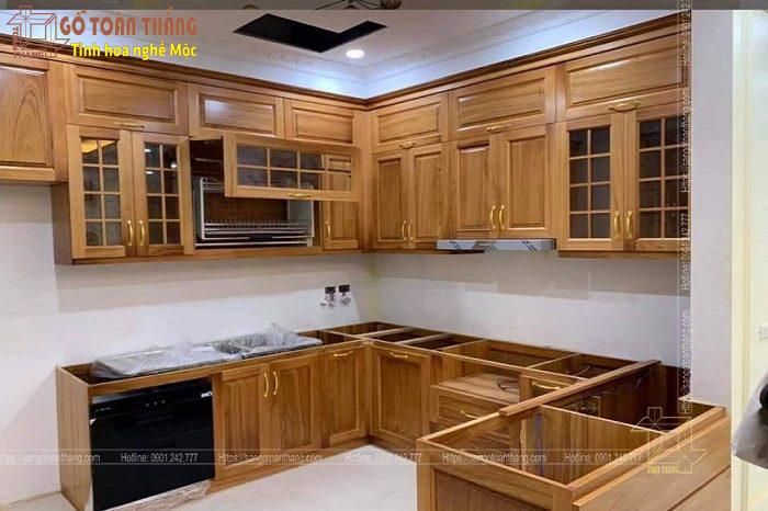 Tủ bếp Gõ Đỏ Nam Phi 1 Tủ bếp Gõ Đỏ Nam Phi