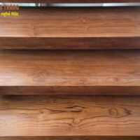 Cầu thang gỗ Teak Lào 5
