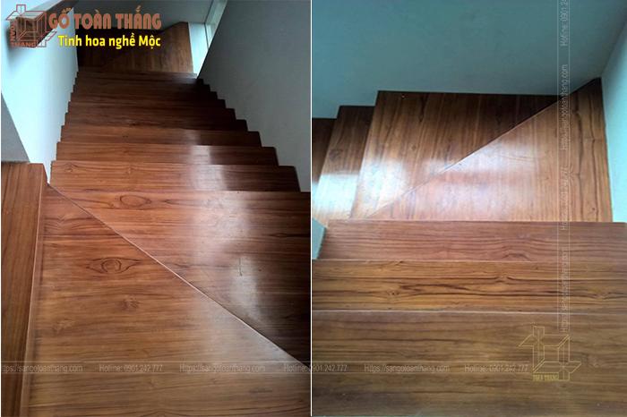 Cầu thang gỗ Teak Lào 3 Cầu thang gỗ Teak Lào - Ảnh 3