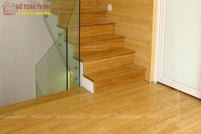 Cầu thang gỗ Tre ép 4 Cầu thang gỗ Tre ép - Ảnh 4