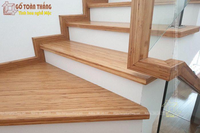 Cầu thang gỗ Tre ép 1 Cầu thang gỗ Tre ép